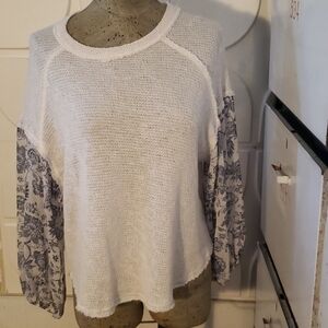 Blue Rain knitted sweater